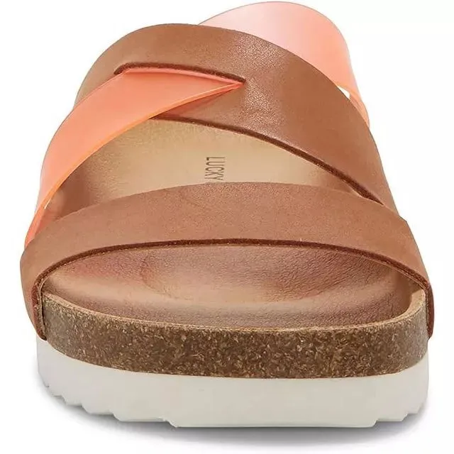 Lucky Brand Hafina Women's Leather Slip-on Slide