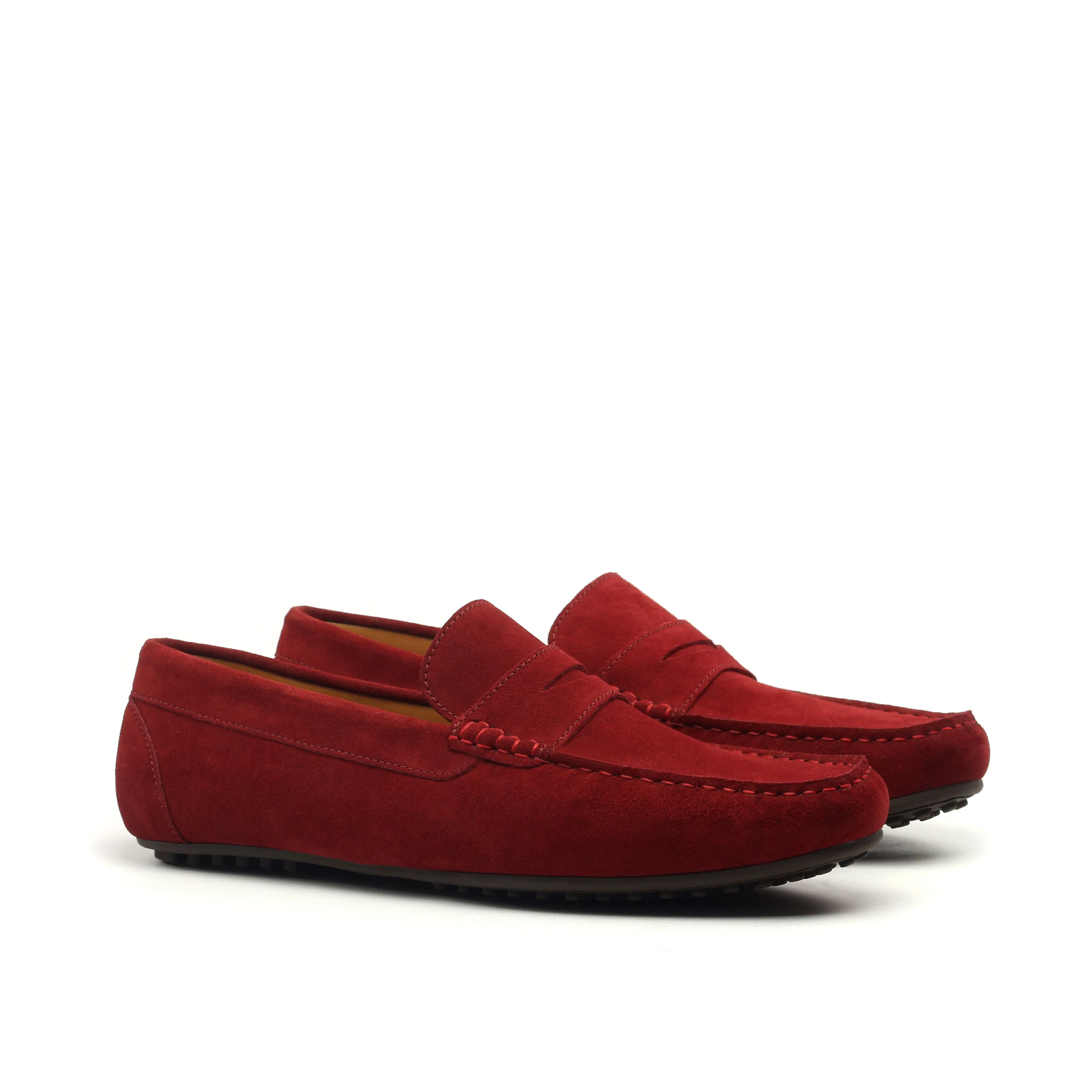 Mask Moccasin • Red Suede