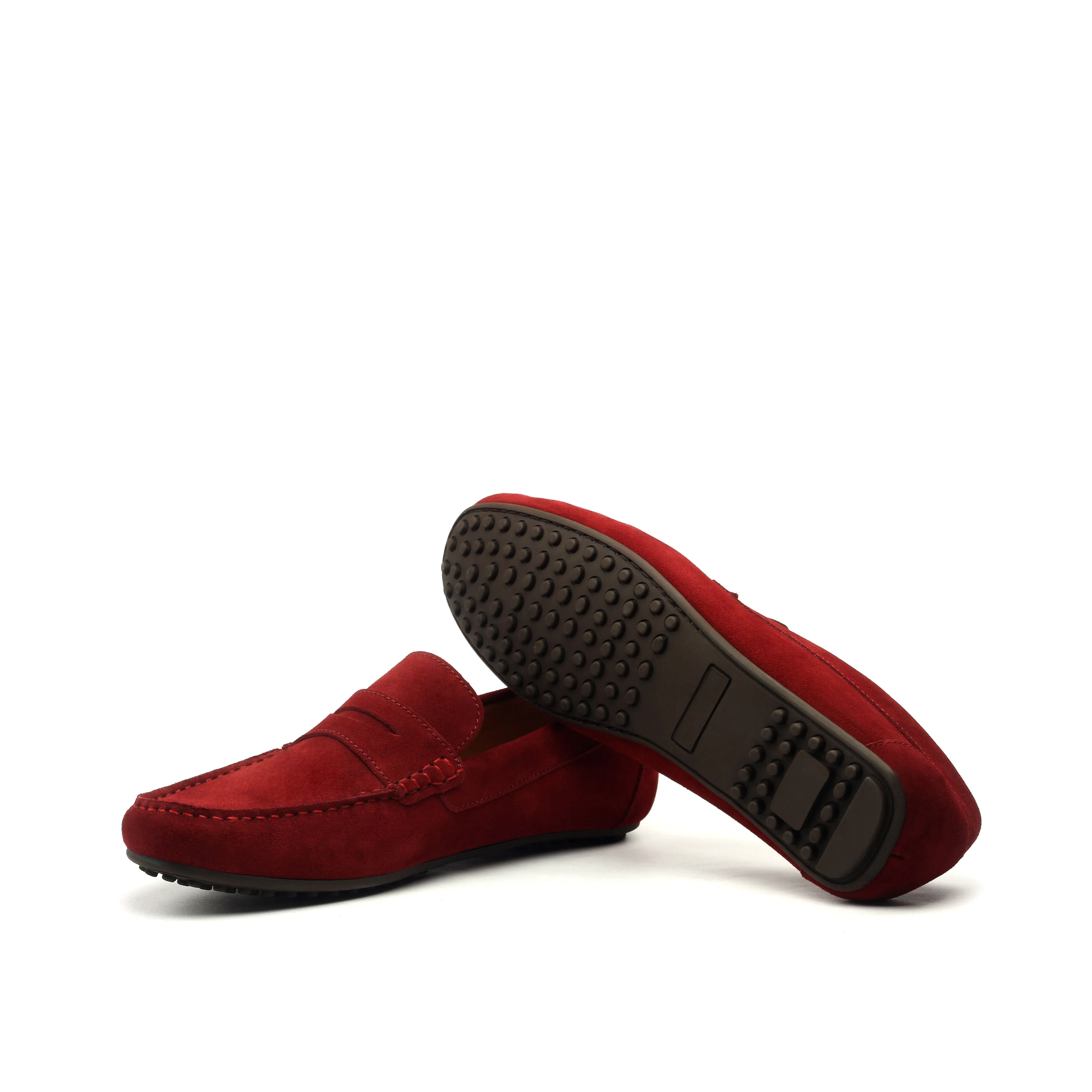 Mask Moccasin • Red Suede