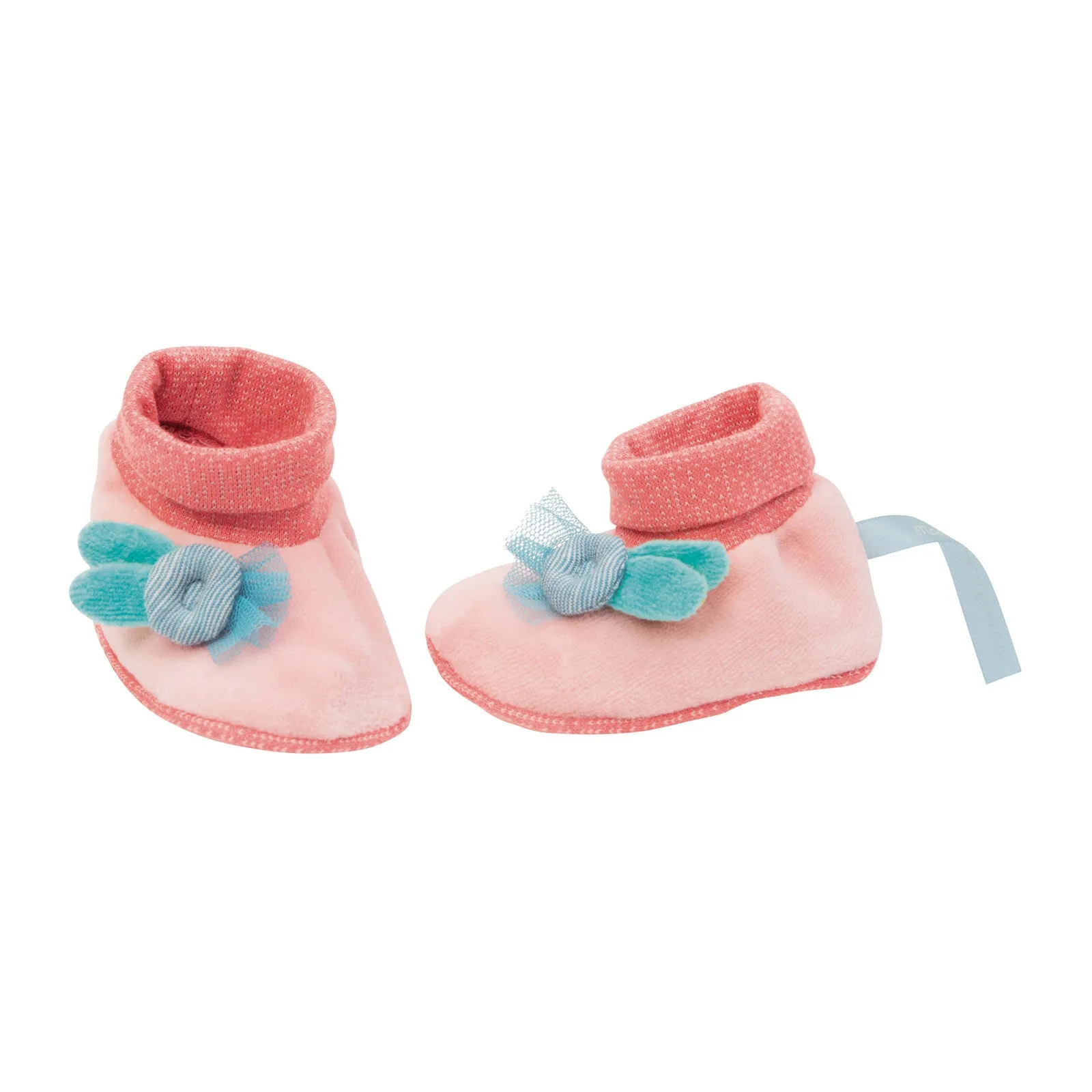 Moulin Roty Mille & Rib Baby Slippers