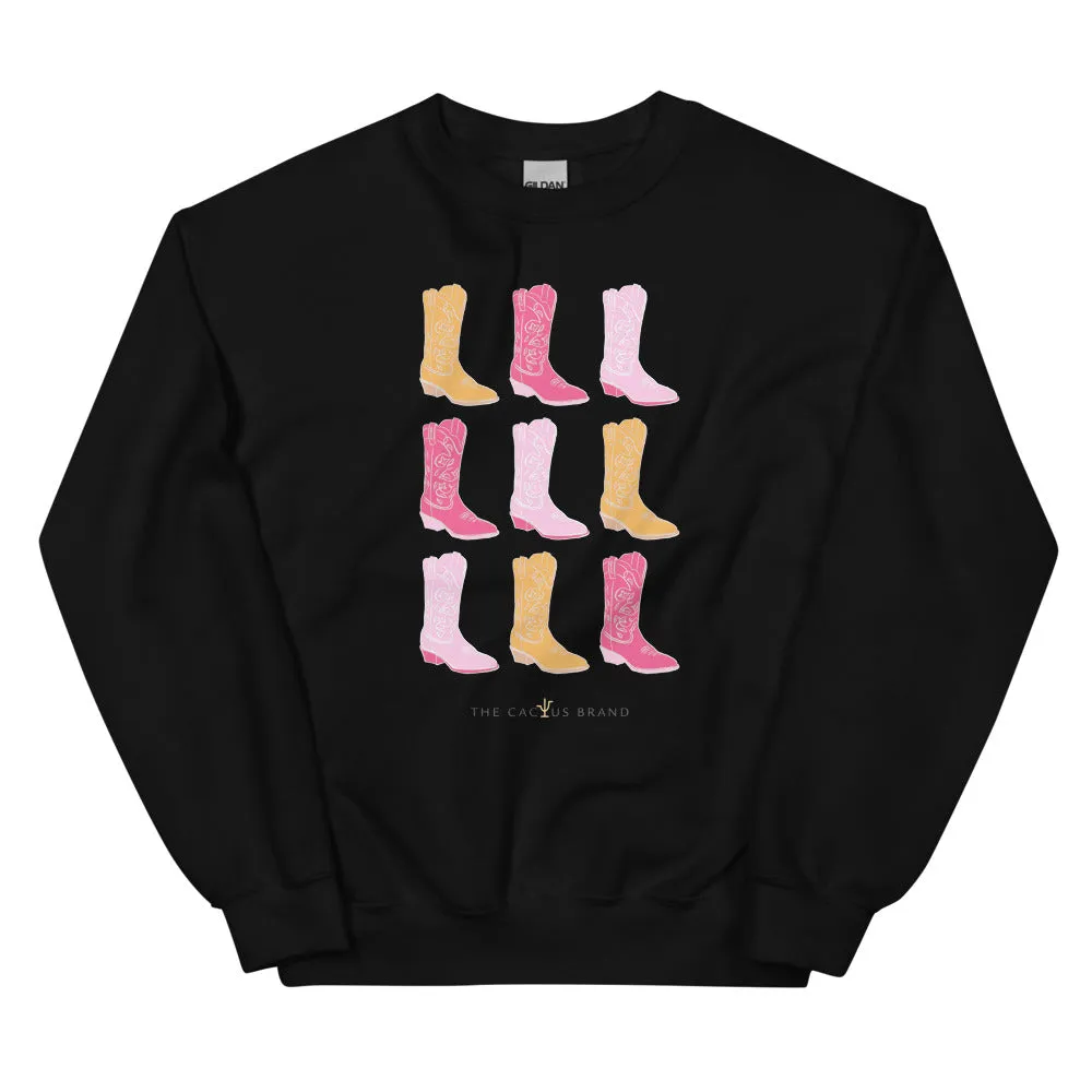 Neon Boots Unisex Sweatshirt