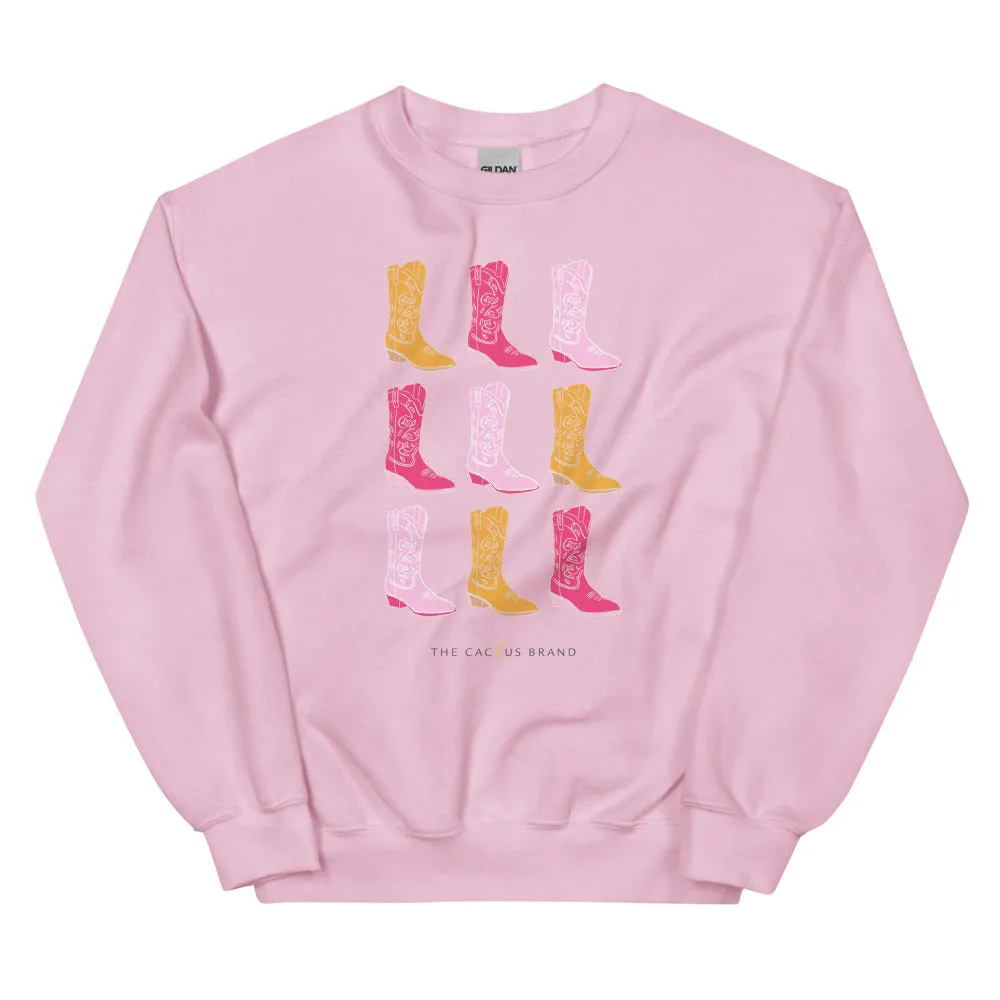 Neon Boots Unisex Sweatshirt