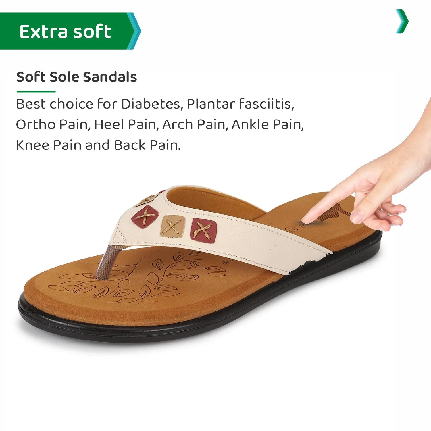 ORTHO JOY Fancy doctor Slipper for women