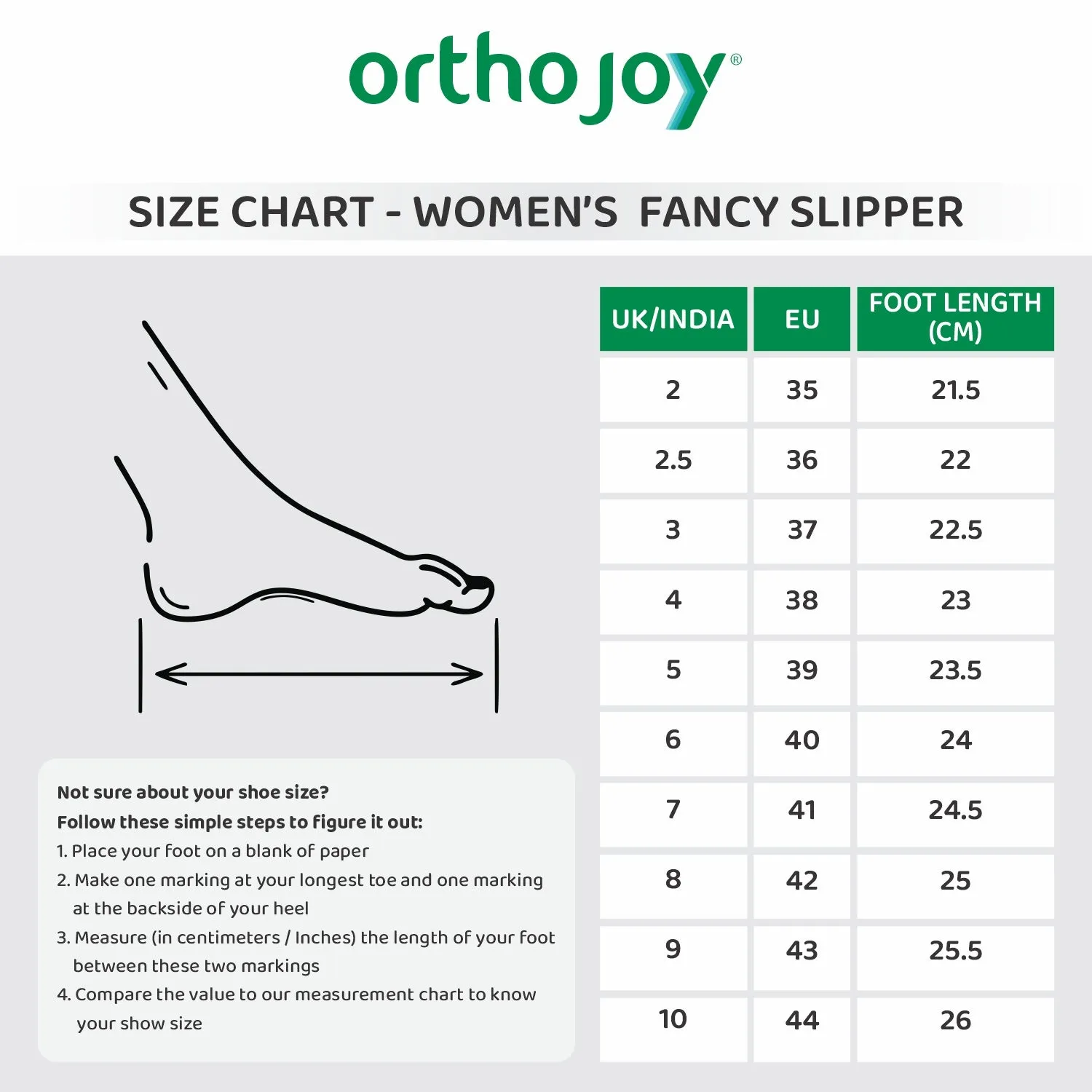 ORTHO JOY Fancy doctor Slipper for women