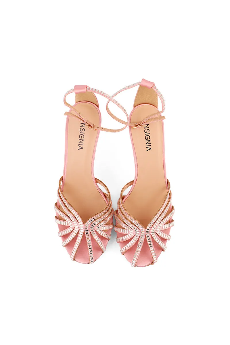 Party Wear Sandal I23703-Nude Pink