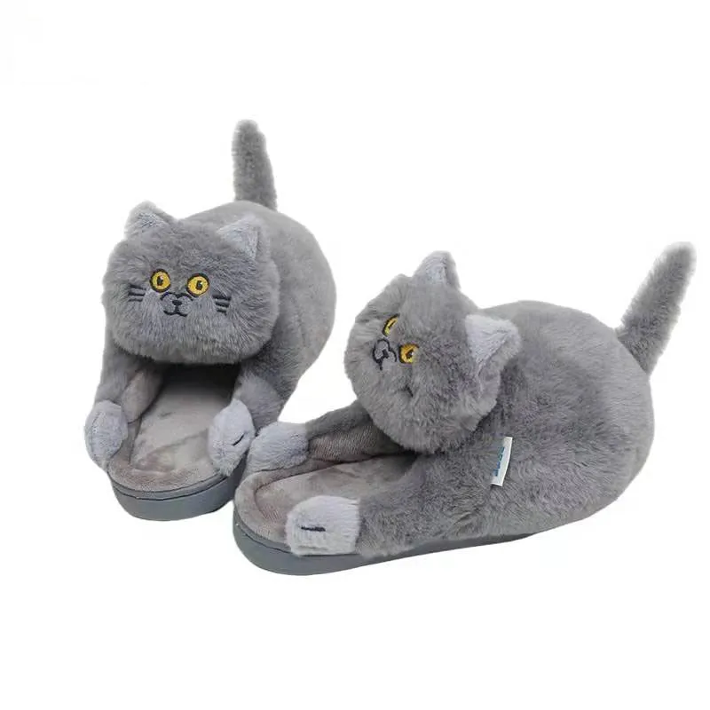 Pat and Pet Emporium | Shoes | Women's Soft Cat Hug Slippers