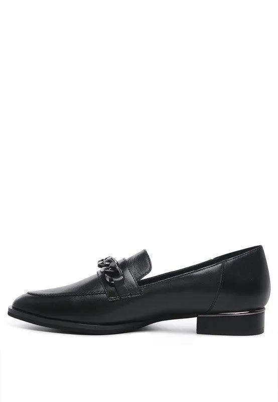 Pola Leather Horsebit Loafers