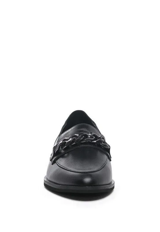 Pola Leather Horsebit Loafers