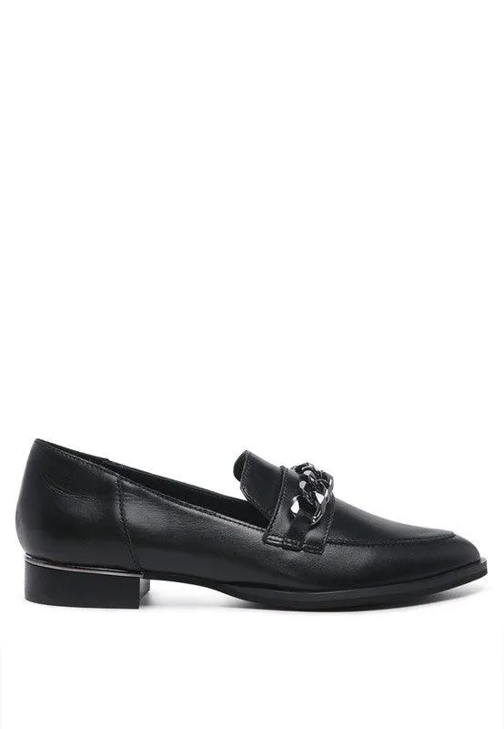 Pola Leather Horsebit Loafers