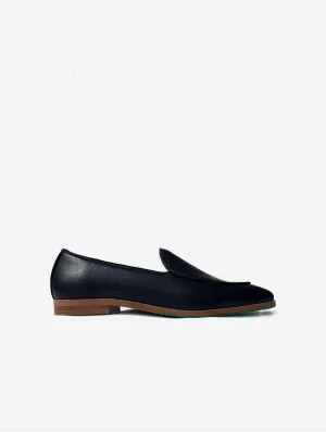 Princesa Vegan Leather Loafers | Black