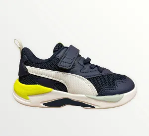 Puma scarpa sneakers da infant X-Ray Lite AC Inf 374398 21 blu-bianco-giallo