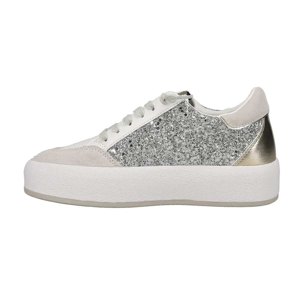 Ream Glitter Metallic Slip On Platform Sneakers