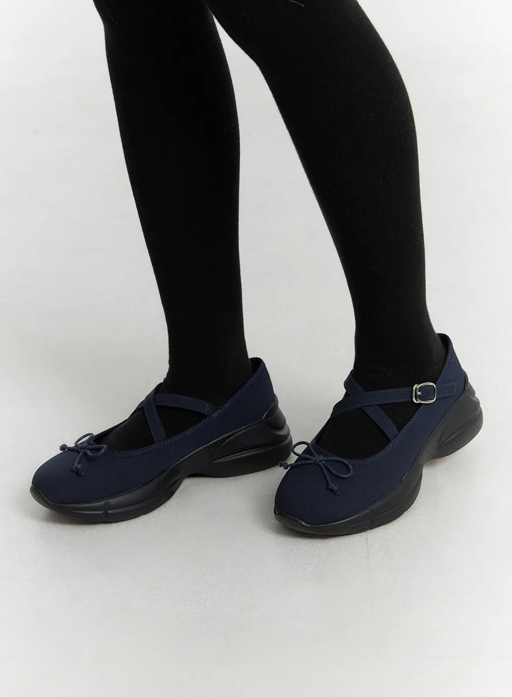 Ribbon-Buckled Loafers OD318