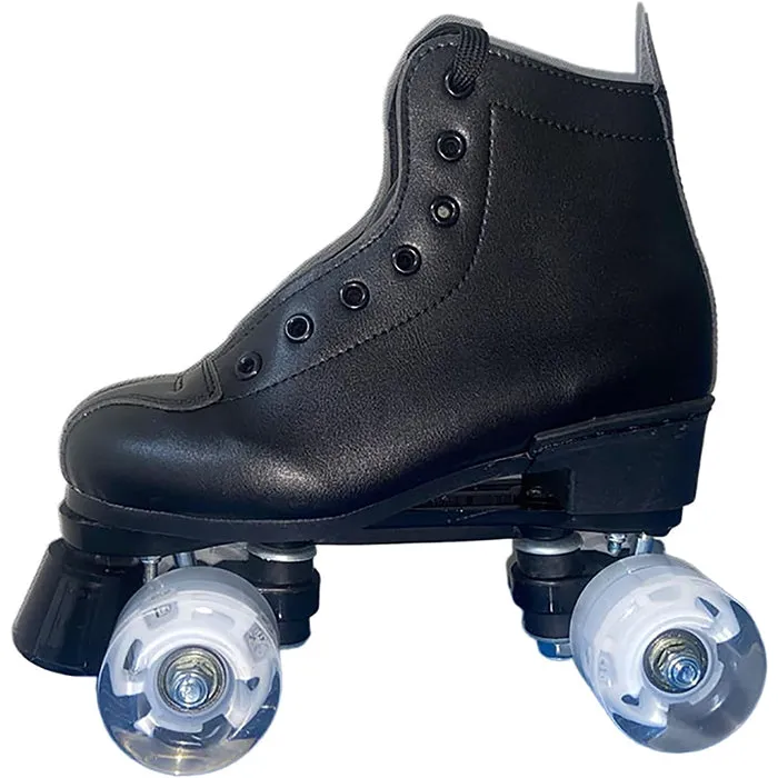 Roller Skates PU Leather High-top Roller Skates Four-Wheel Roller Skates