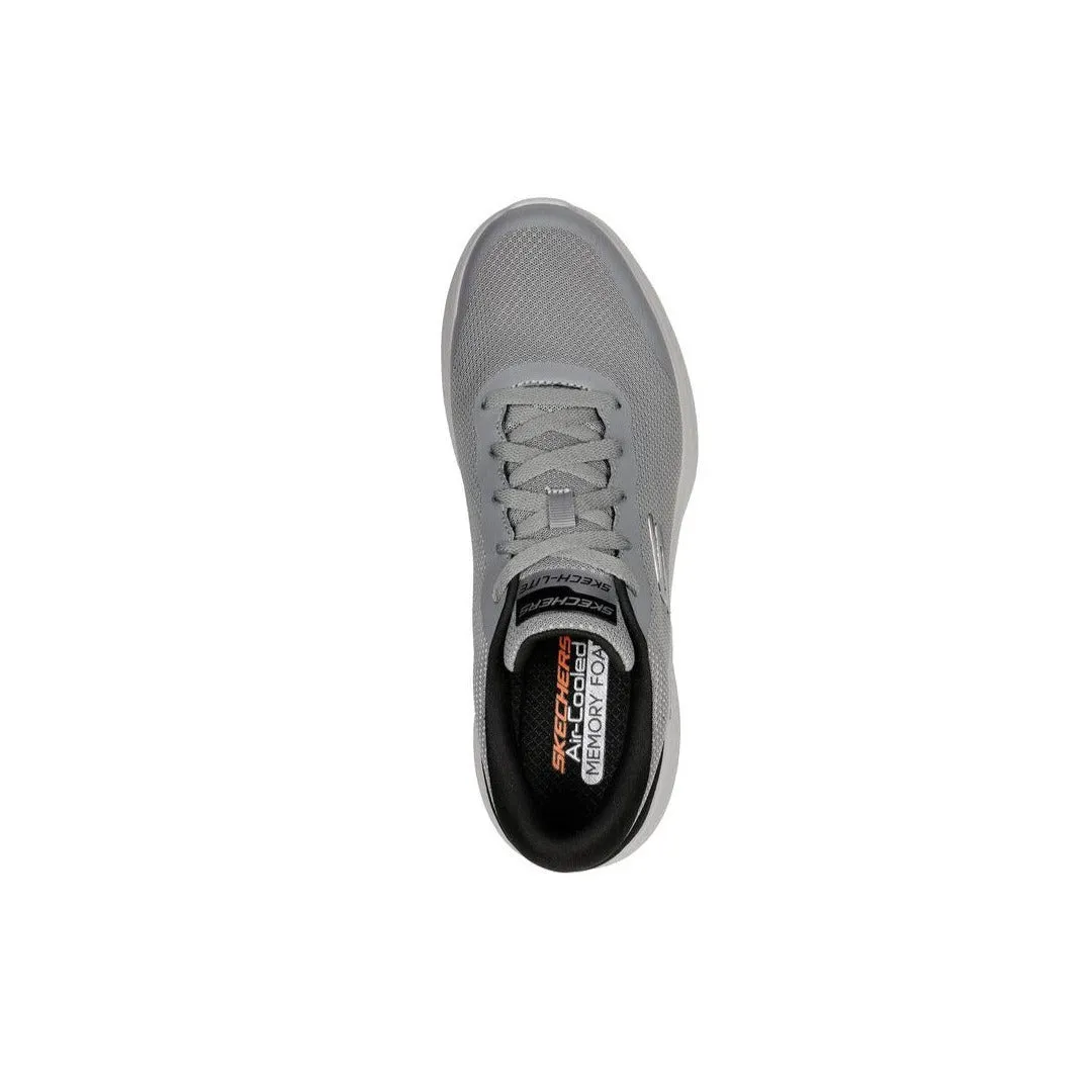 Skechers scarpa sportiva da walking da uomo Skech-Lite Pro Clear Rush 232591/GYBK grigio-nero