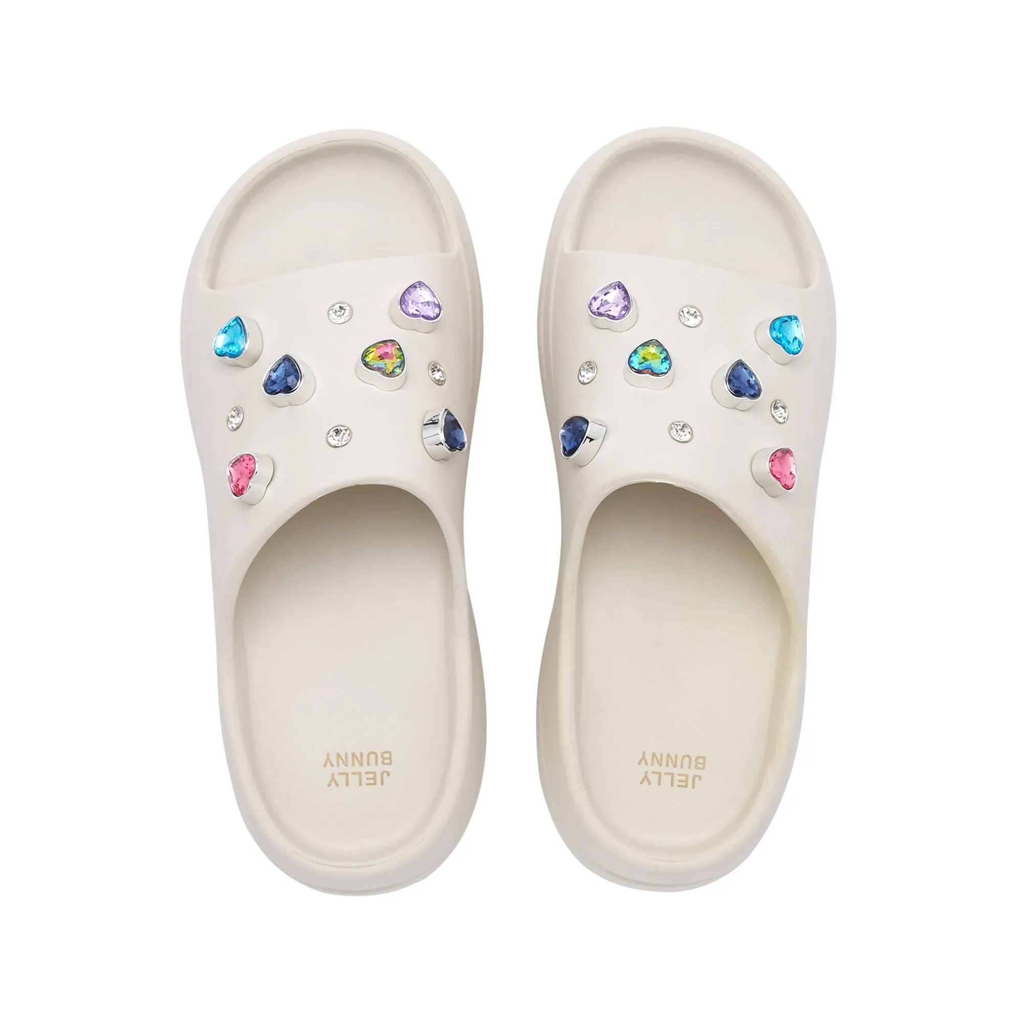 Sydney Heart Sandals Ivory