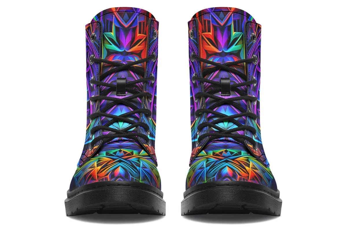 Symmetry Patches Combat Boots