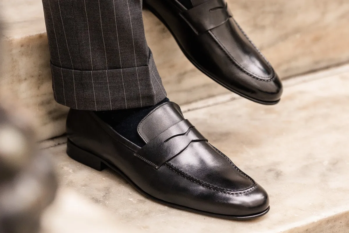 The Edward Penny Loafer - Black