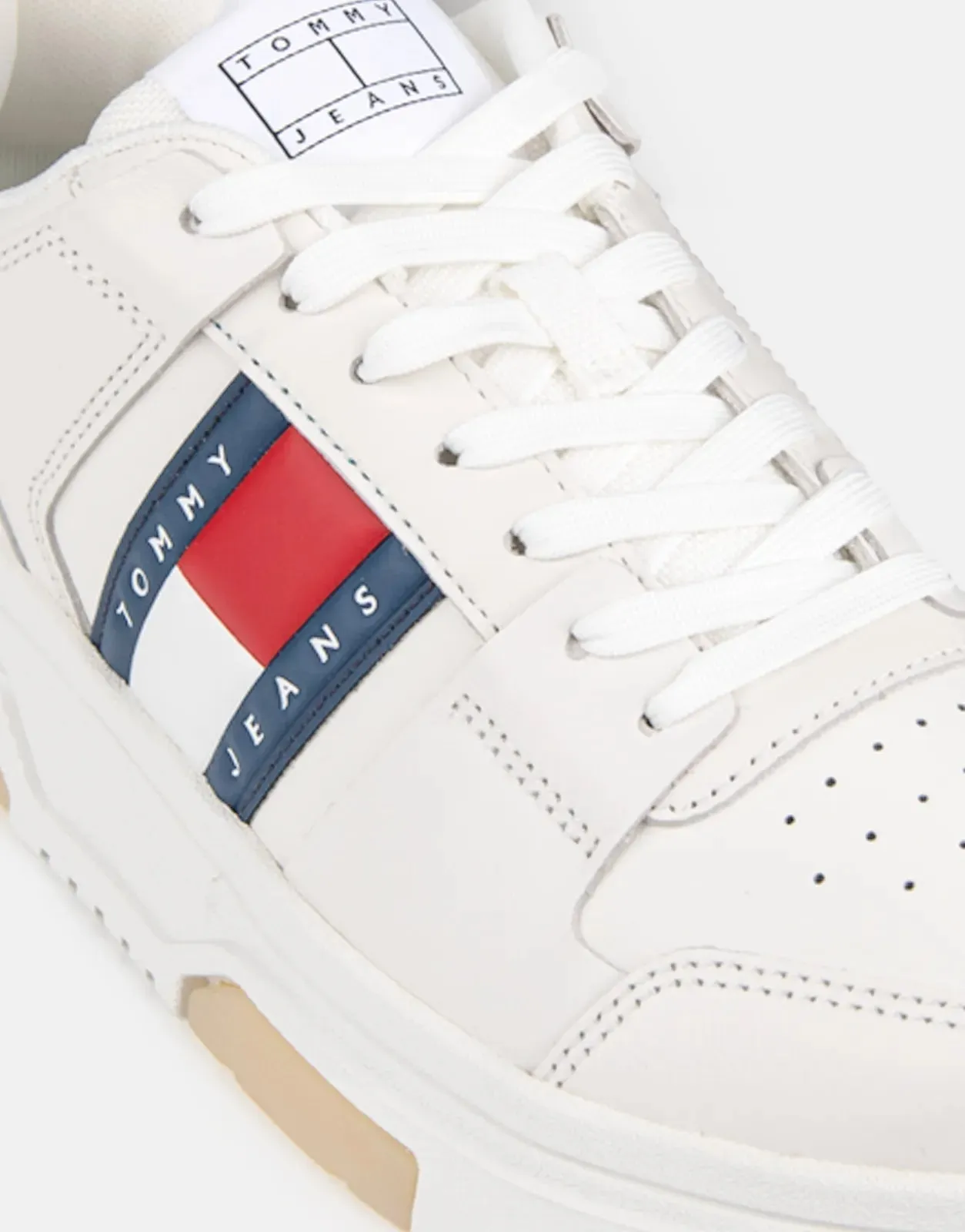 Tommy Hilfiger The Brooklyn Leather Ecru Sneakers