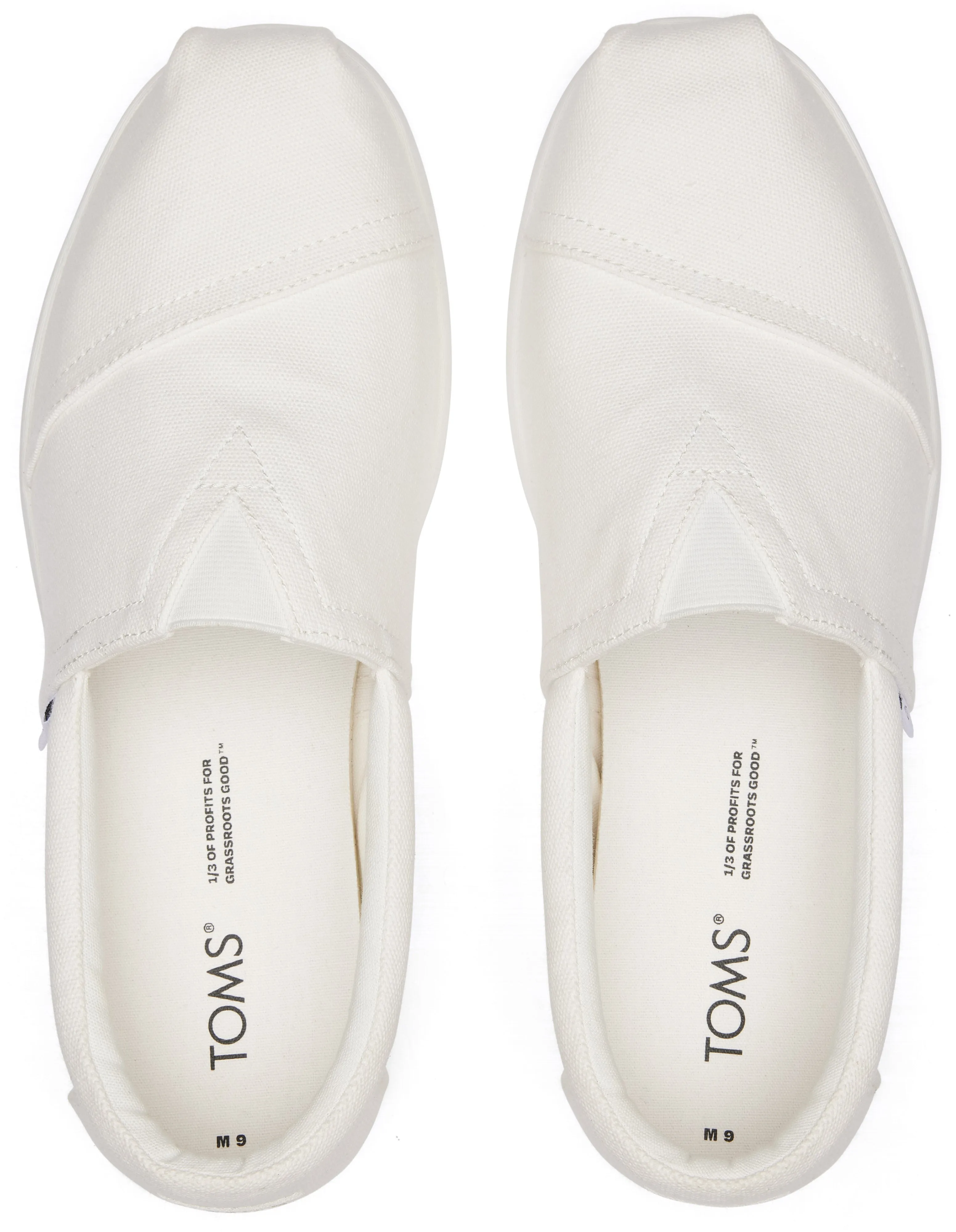 Toms Men Alp Fwd White Recycled Cotton Canvas