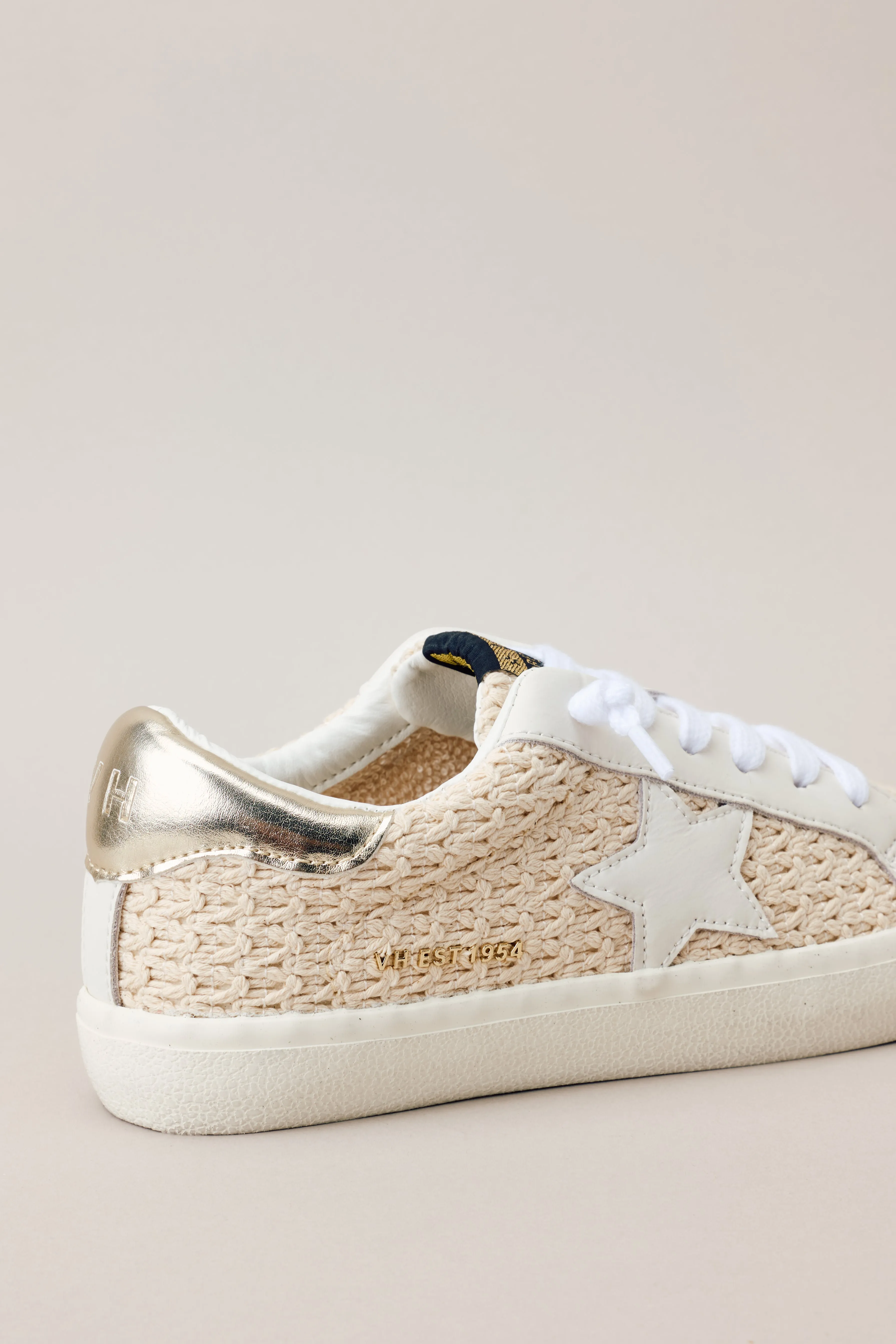 Vintage Havana Flair 43 Light Natural Crochet Sneaker