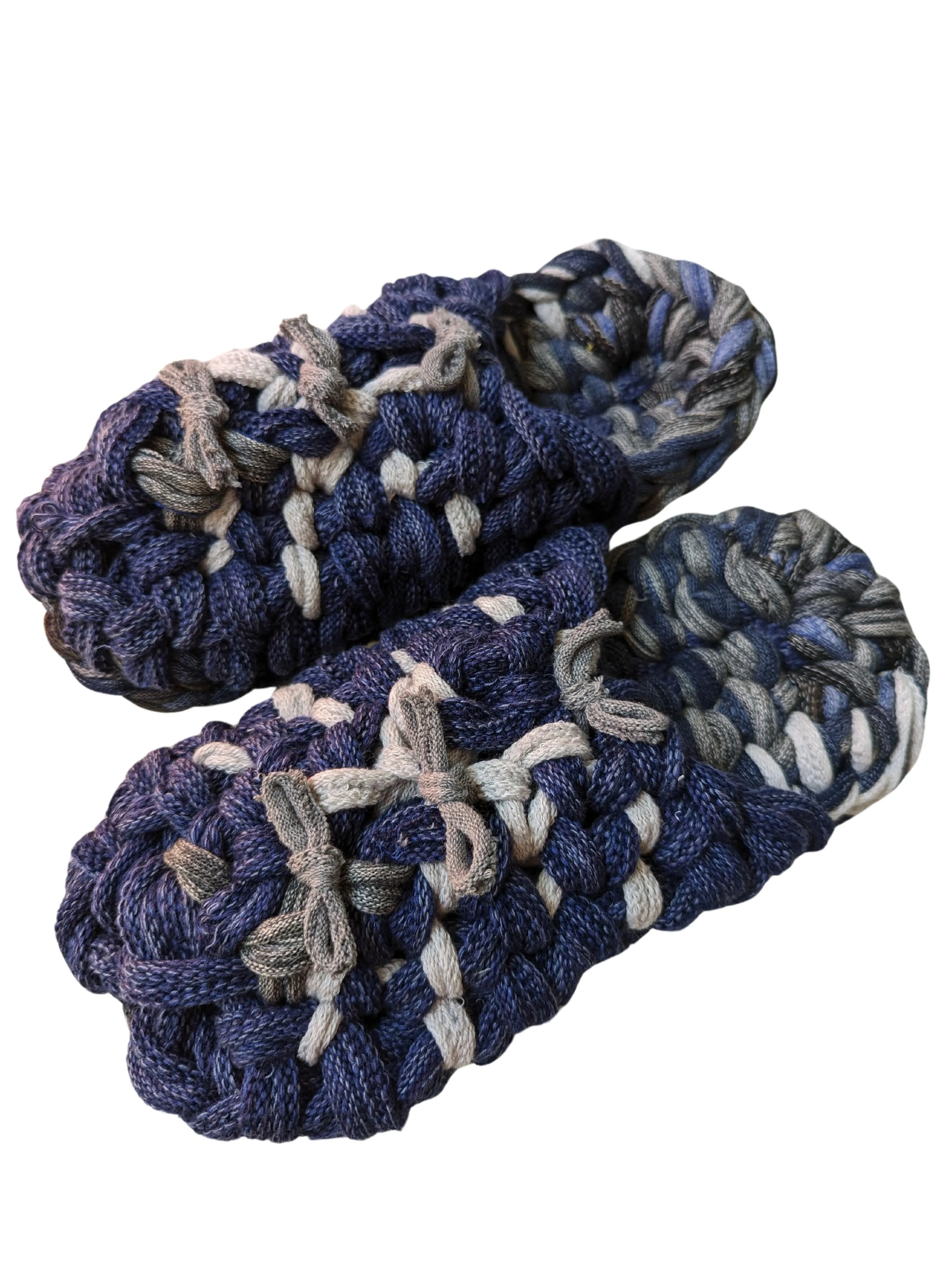 XL | Knit up-cycle slippers 2024-XL70 [XL]